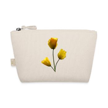 Mohn gelbe Mohnblumen - Bio-Täschchen - Natur - Vorne