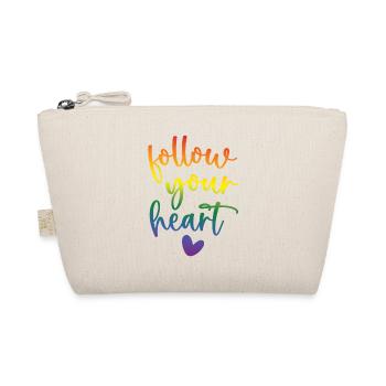 Pride Month - Follow Your Heart - Organic Pouch - nature - Front