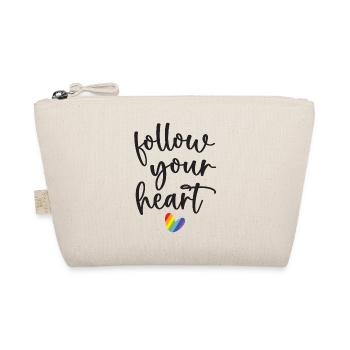 Pride Month - Follow Your Heart - Organic Pouch - nature - Front