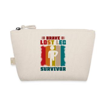 Brave Lost Leg Survivor - Bio-Täschchen - Natur - Vorne