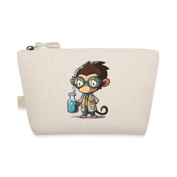 Monkey Scientist - Organic Pouch - nature - Front