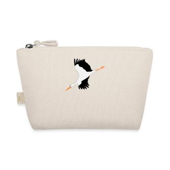 Cigogne, noir et blanc - Trousse biologique - nature - Devant