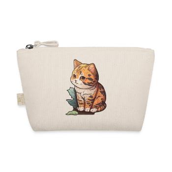 Kätzchen Geschenk - Bio-Täschchen - Natur - Vorne