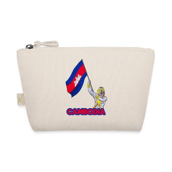 Cambodge guerrier Khmer épée drapeau I cadeau - Trousse biologique - nature - Devant