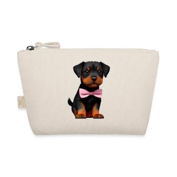 Chiot chien Rottweiler avec nœud papillon chien costume chiens - Trousse biologique - nature - Devant