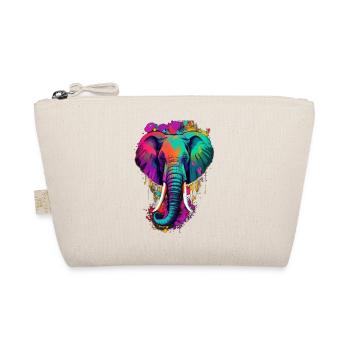 Elefant - Bio-Täschchen - Natur - Vorne