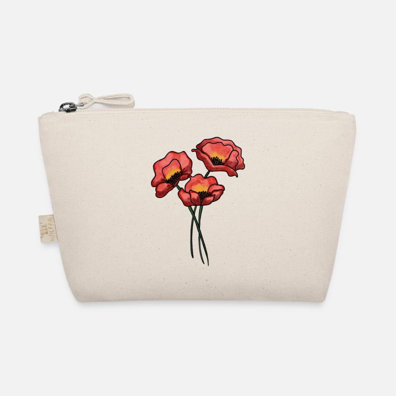 Mohnblumen Bio-Täschchen