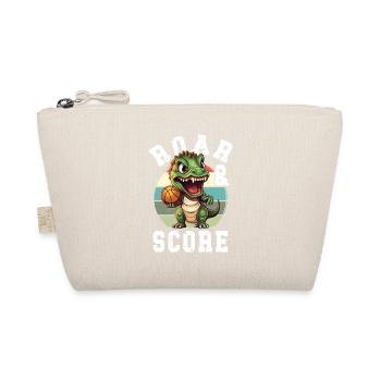 Basketball Dino T-Rex Player Sports Comic Cartoon - Trousse biologique - nature - Devant