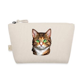 Cute cat - Organic Pouch - nature - Front