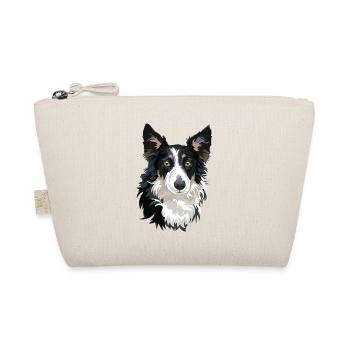 Border Collie - Bio-Täschchen - Natur - Vorne