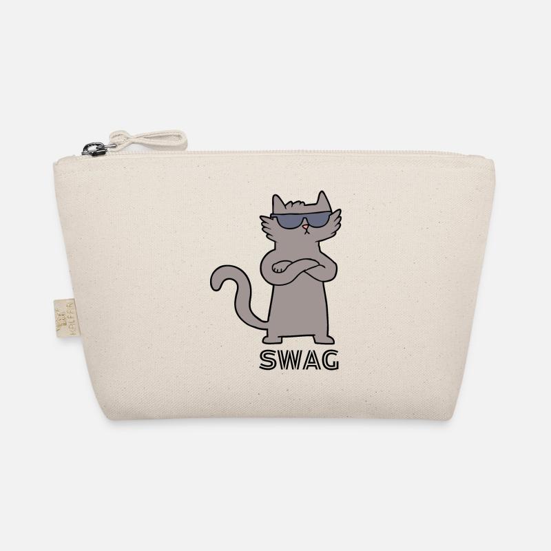 Swag Katze - Bio-Täschchen - Natur