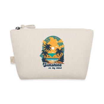 Sunshine in my mind. Cool summertime design. - Organic Pouch - nature - Front