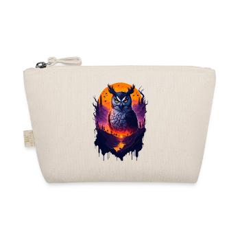 Beautiful owl - Organic Pouch - nature - Front