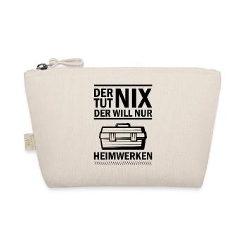 Handwerker Handyman Handwerk Werkzeug Baustelle - Bio-Täschchen - Natur - Vorne