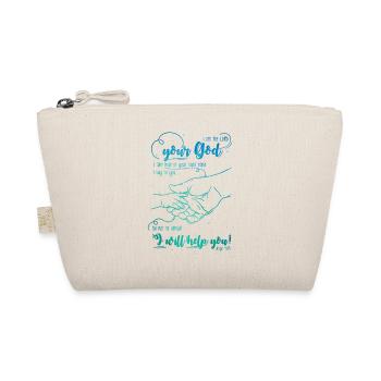 Isaiah Bible Verse I Help You - Organic Pouch - nature - Front