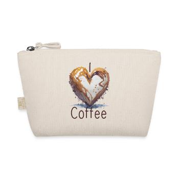 ich liebe Kaffee - Bio-Täschchen - Natur - Vorne