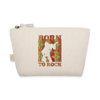 Rock Music Band Retro Guitar Vintage Heavy Metal - Organic Pouch - nature - Front