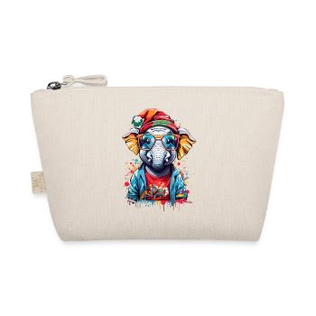 Cool Elephant - Organic Pouch - nature - Front