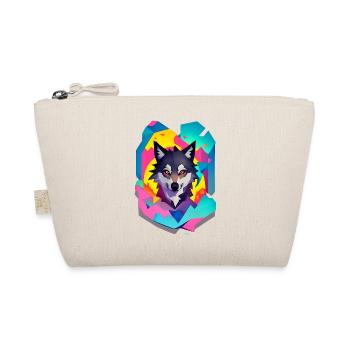 Wolf - Bio-Täschchen - Natur - Vorne