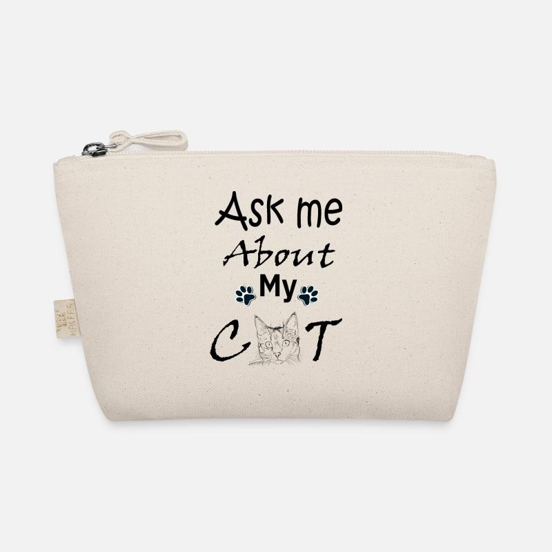 Ask me about my cat Organic Pouch