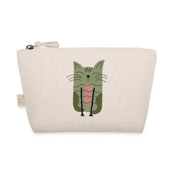 Scandinave Cat Cat Lover - Trousse biologique - nature - Devant