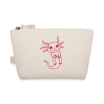 Mignon rose kawaii Axolotl Animal Lover Fish - Trousse biologique - nature - Devant