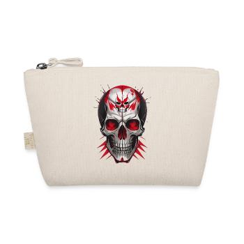 Totenkopf - Bio-Täschchen - Natur - Vorne