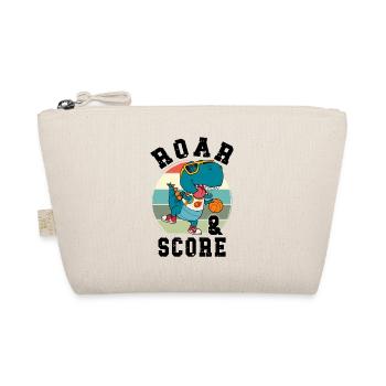 Basketball Dino T-Rex Player Sports Comic Cartoon - Trousse biologique - nature - Devant