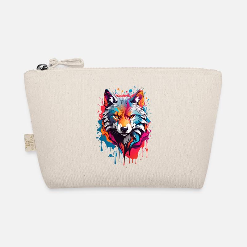 Coole Wolf Bio-Täschchen