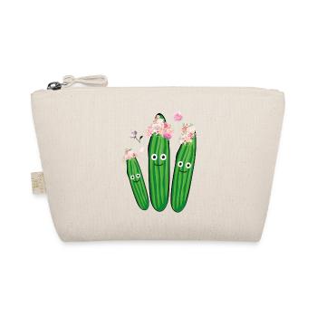 cucumber,cucumber,hippie,wreath, flowers - Organic Pouch - nature - Front