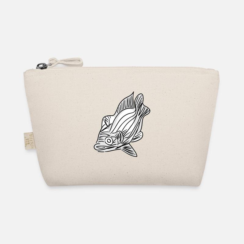 One-Line Asian-Inspired Fish Organic Pouch