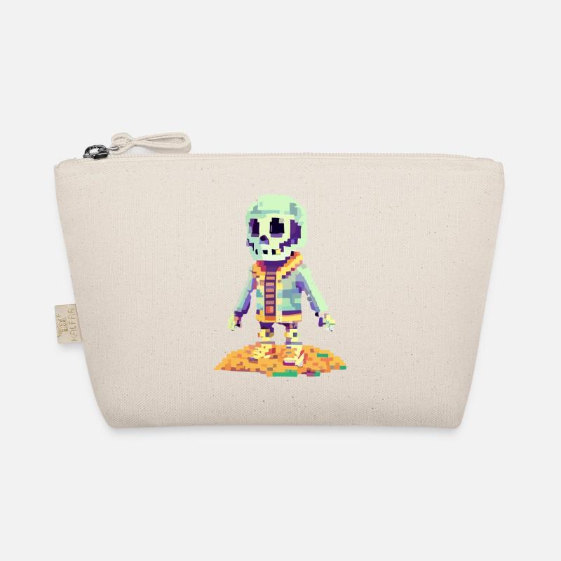 Cute skeleton Organic Pouch