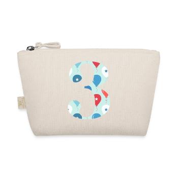 3e anniversaire ballon - Trousse biologique - nature - Devant