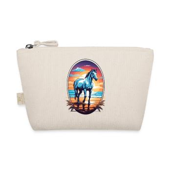 Horse on the beach - Organic Pouch - nature - Front