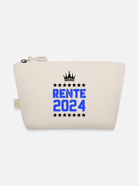 rente 2024 - Bio-Täschchen - Natur - Vorne