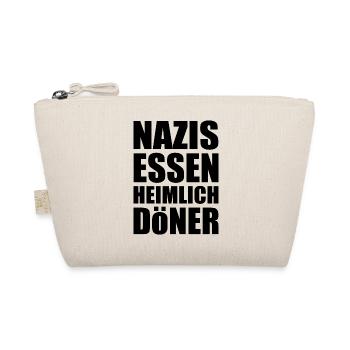 nazis essen heimlich döner - Bio-Täschchen - Natur - Vorne