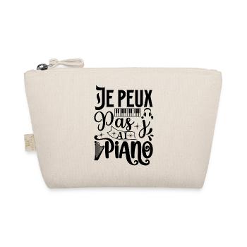 Je peux pas j'ai piano - Trousse biologique - nature - Devant