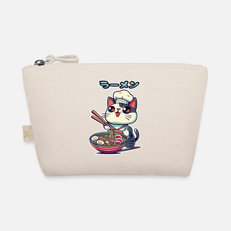Fun Ramen Cat Organic Pouch