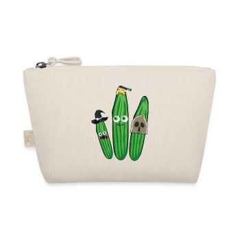 Concombre,Cornichon de fête,Halloween, Fantôme, Sorcière - Trousse biologique - nature - Devant