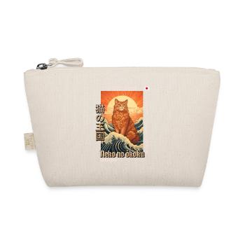 Cat, Red, Kingdom, Japan, Japanese, Grace, Pride - Organic Pouch - nature - Front