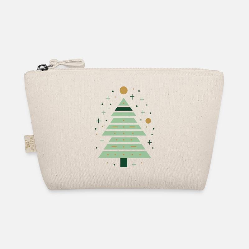 Minimalist Christmas Tree Organic Pouch