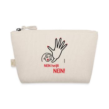 Nein Heißt Nein! (Friendly / 2C) - Bio-Täschchen - Natur - Vorne