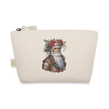 Santa, Santa Claus, St. Nicholas, Rockabilly - Organic Pouch - nature - Front