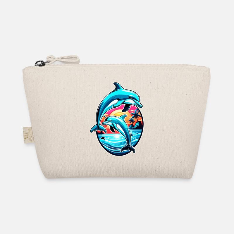 Dolphin & Ocean Organic Pouch