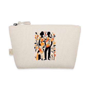 Art abstrait homme et femme - Trousse biologique - nature - Devant