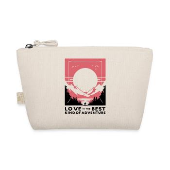 Love is the Best Kind of Adventure - Organic Pouch - nature - Front