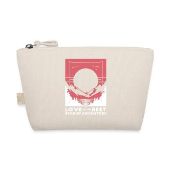 Love is the Best Kind of Adventure - Organic Pouch - nature - Front