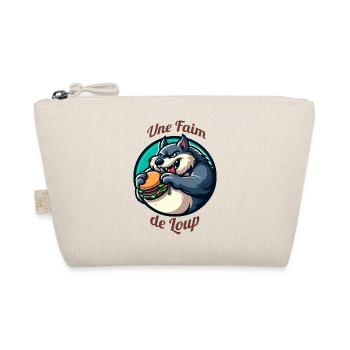Loup et Hamburger | citation une faim loup humour - Trousse biologique - nature - Devant