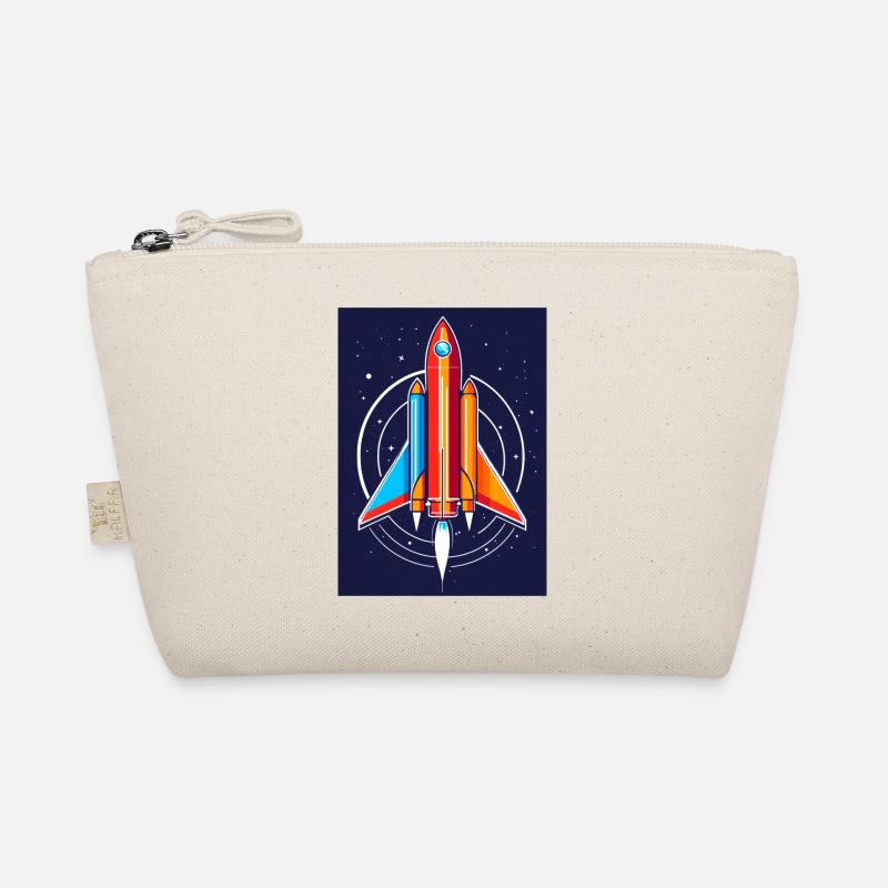 Space Conquest Rocket Organic Pouch