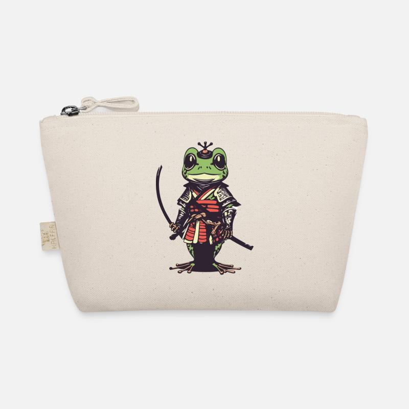 Samurai Frog Organic Pouch